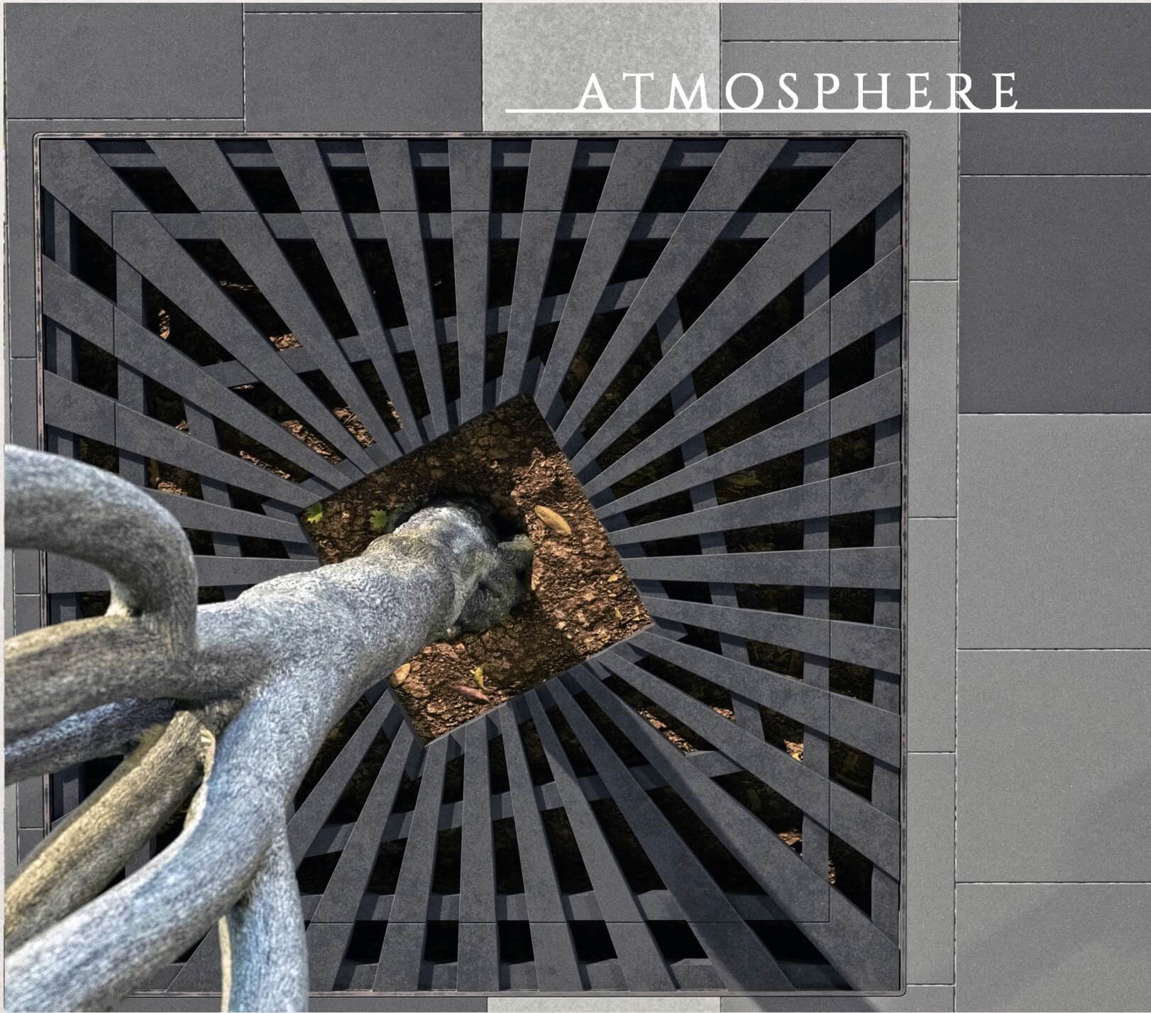 Приствольная решетка для дерева ZKING ATMOSPHERE 1.2х1.2м Черная в Соликамске фото