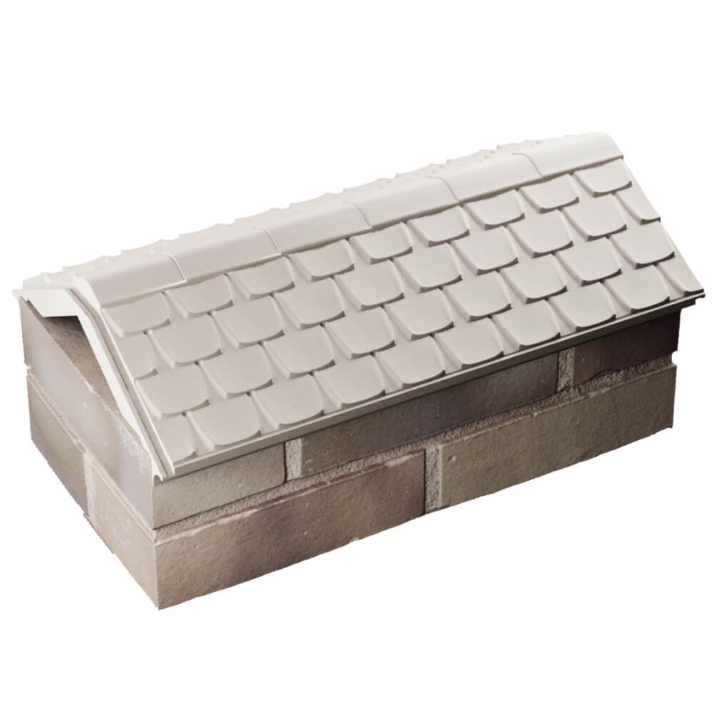 Парапет Zking Эльбрус Бежевый с посадкой на 1 кирпич (255мм) в Соликамске фото