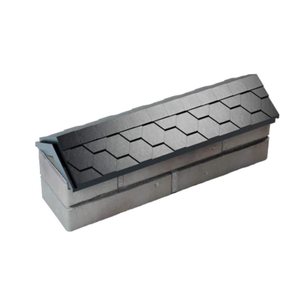 Парапет Zking Эверест Черный с посадкой на 0.5 кирпича (130мм) в Соликамске фото