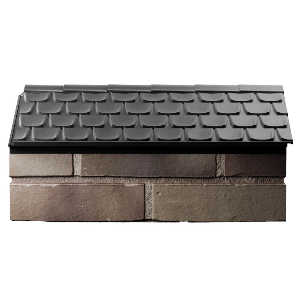 Парапет Zking Эльбрус Серый с посадкой на 1 кирпич (255мм) в Соликамске фото