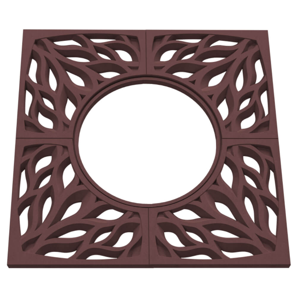 Приствольная решетка для дерева ZKING CRUST 1.2х1.2м Коричневая в Соликамске фото