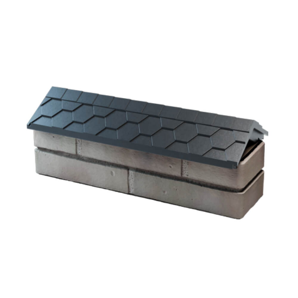 Парапет Zking Эверест Серый с посадкой на 0.5 кирпича (130мм) в Соликамске фото