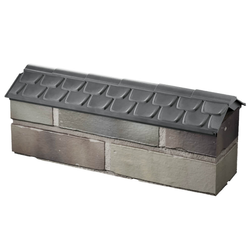 Парапет Zking Эльбрус Серый с посадкой на 0.5 кирпича (130мм) в Соликамске фото