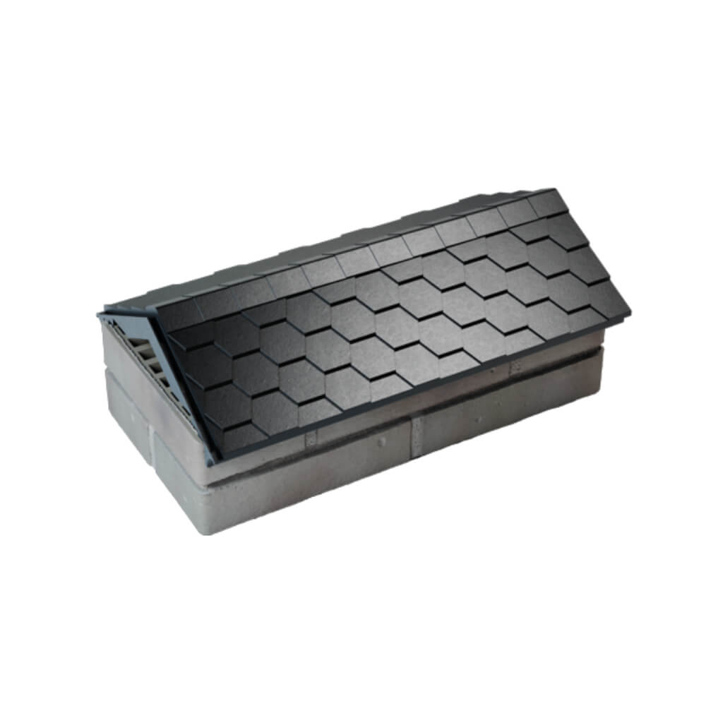 Парапет Zking Эверест Черный с посадкой на 1 кирпич (200/225/255мм) в Соликамске фото