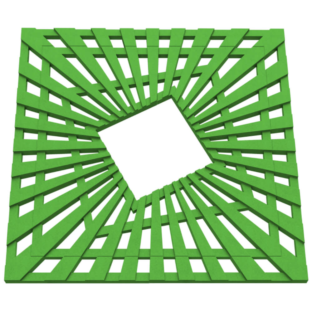 Приствольная решетка для дерева ZKING ATMOSPHERE 1.2х1.2м Зеленая в Соликамске фото