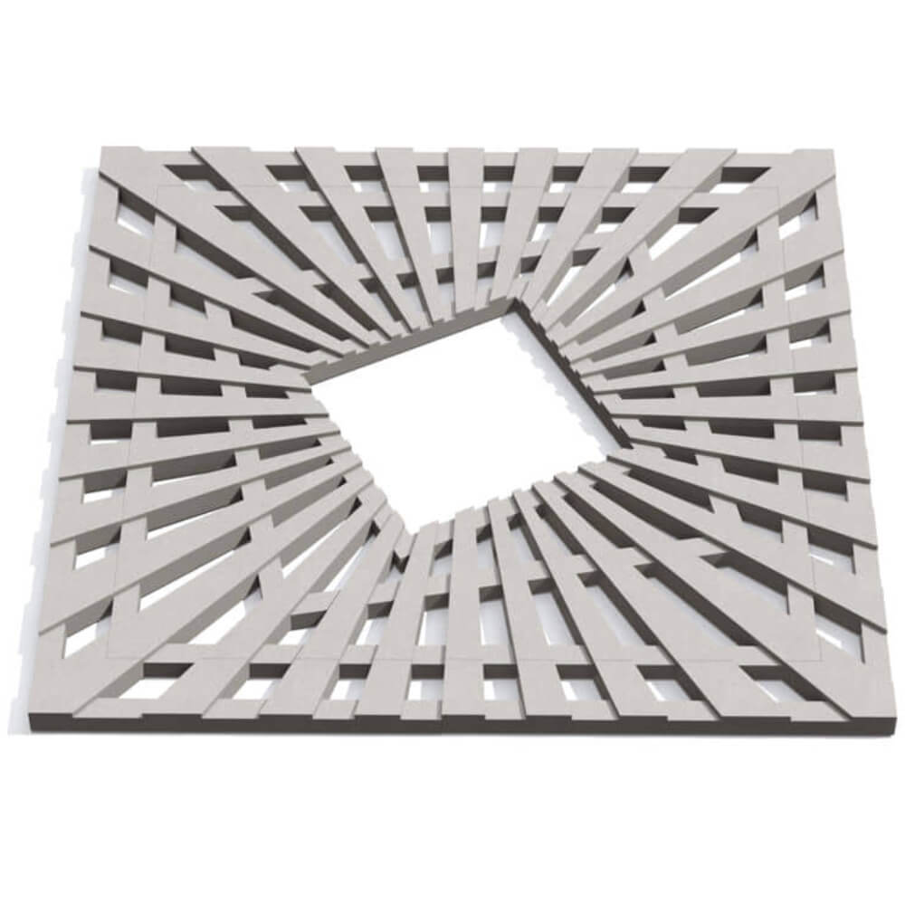 Приствольная решетка для дерева ZKING ATMOSPHERE 1.2х1.2м Бежевая Соликамск фото