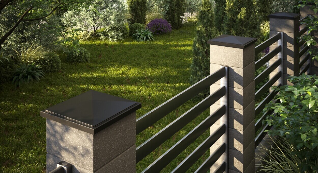 Колпак Zking БонаМоно Коричневый на столб 1.5х1.5 кирпича (385х385, 400х400мм) в Соликамске фото