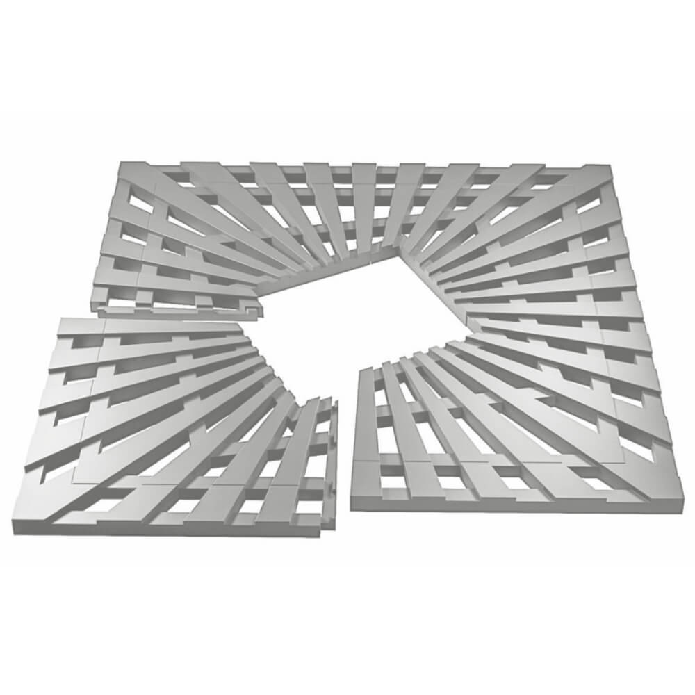 Приствольная решетка для дерева ZKING ATMOSPHERE 1.2х1.2м Бежевая в Соликамске фото