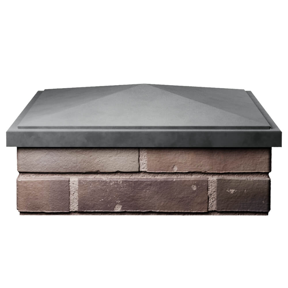 Колпак Zking БонаМоно Серый на столб 2х2 кирпича (515х515, 530х530мм) Соликамск фото