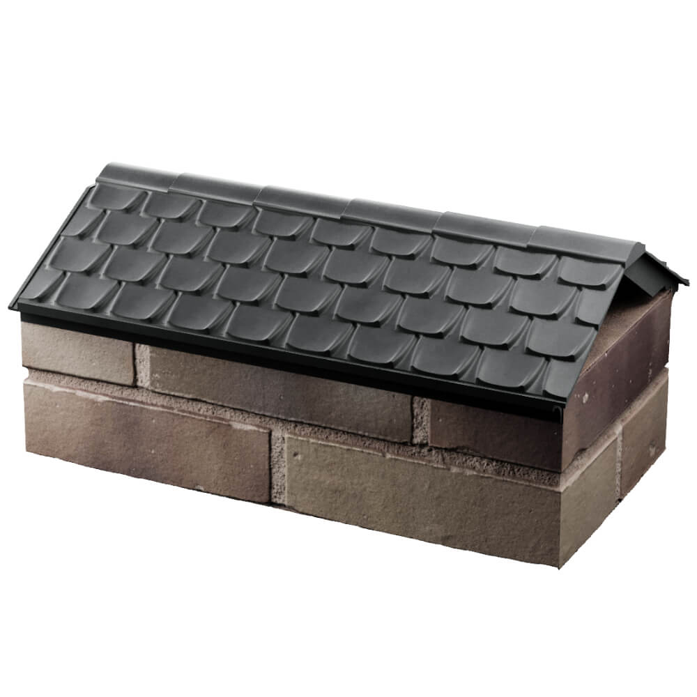 Парапет Zking Эльбрус Серый с посадкой на 1 кирпич (255мм) в Соликамске фото