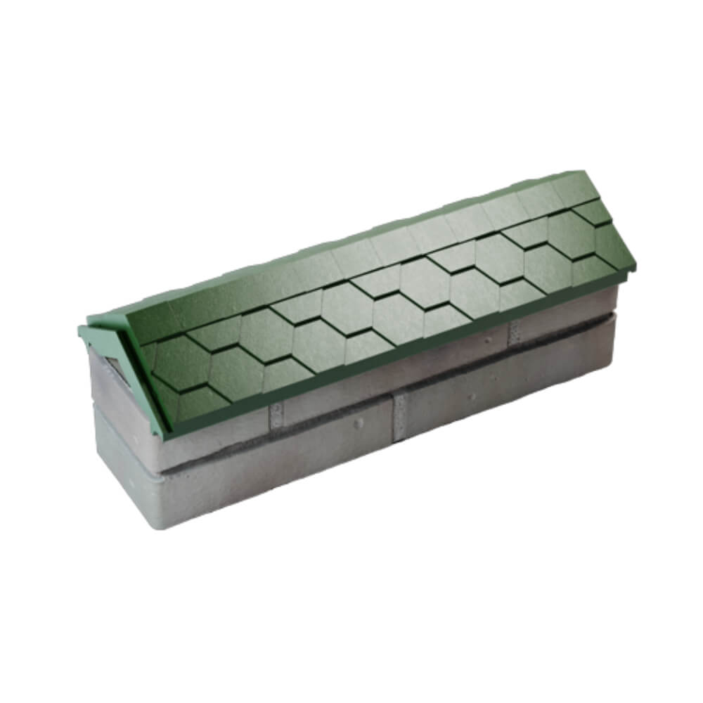 Парапет Zking Эверест Зеленый с посадкой на 0.5 кирпича (130мм) в Соликамске фото