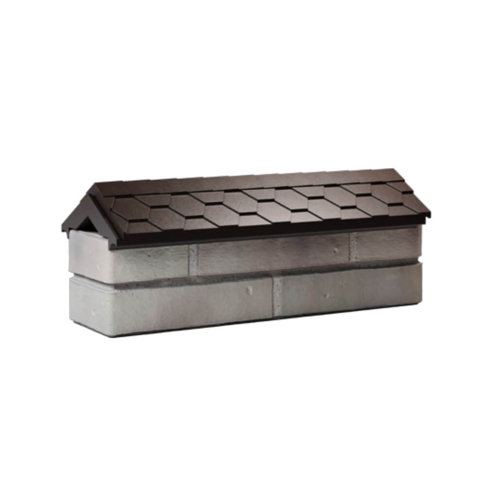 Парапет Zking Эверест Коричневый с посадкой на 0.5 кирпича (130мм) Соликамск фото