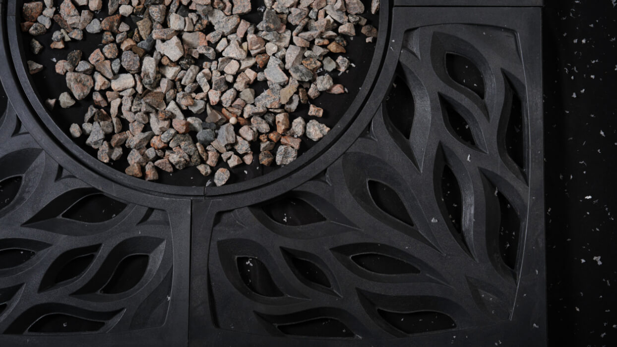 Приствольная решетка для дерева ZKING CRUST 1.2х1.2м Черная в Соликамске фото