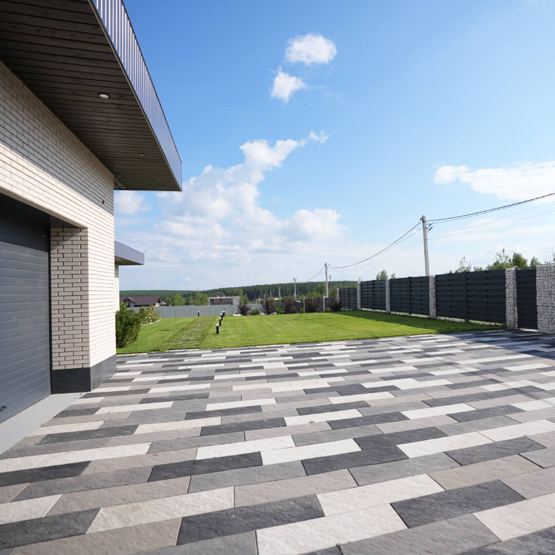 Шаговая плита STONE Черный Сланец 990х330х55мм в Соликамске фото